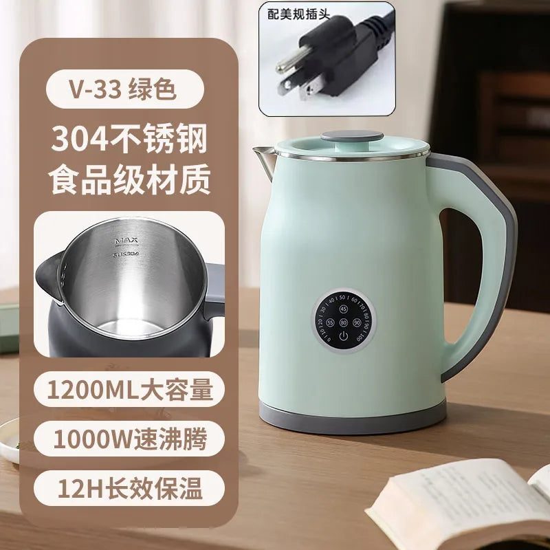 110V/220V Electric Kettle Smart Home Appliance for USA Japan Canada with Keep Warm Function AH