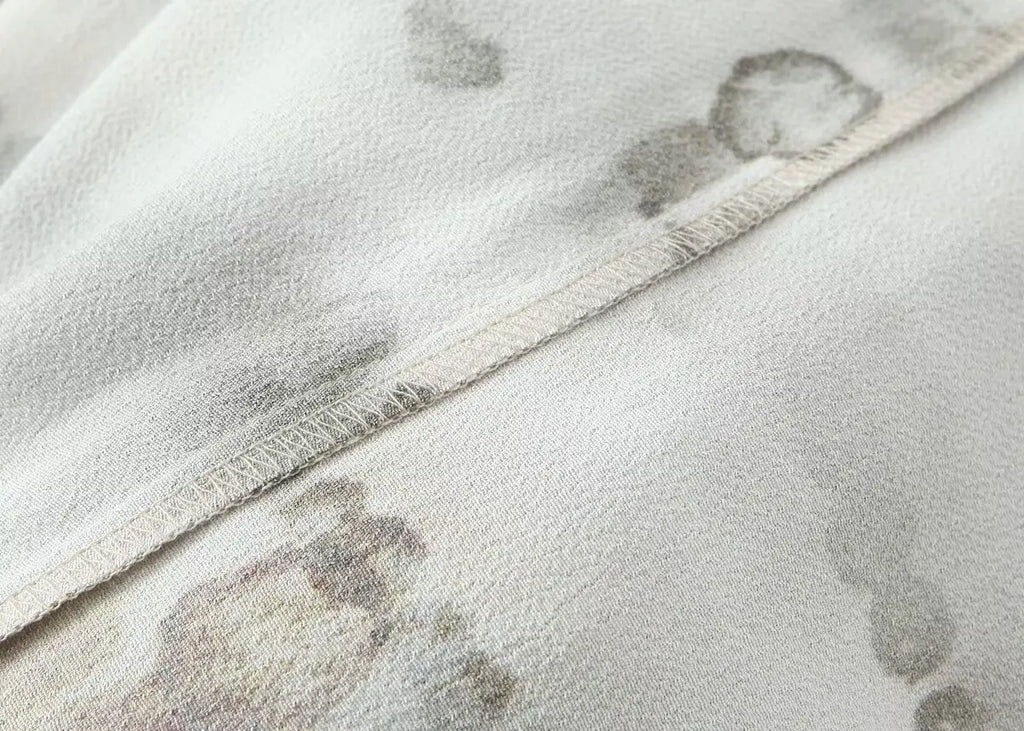 Women's clothing 2025 new fashion casual suits women's clothing European and American style tie-dye printed shirt straight pants