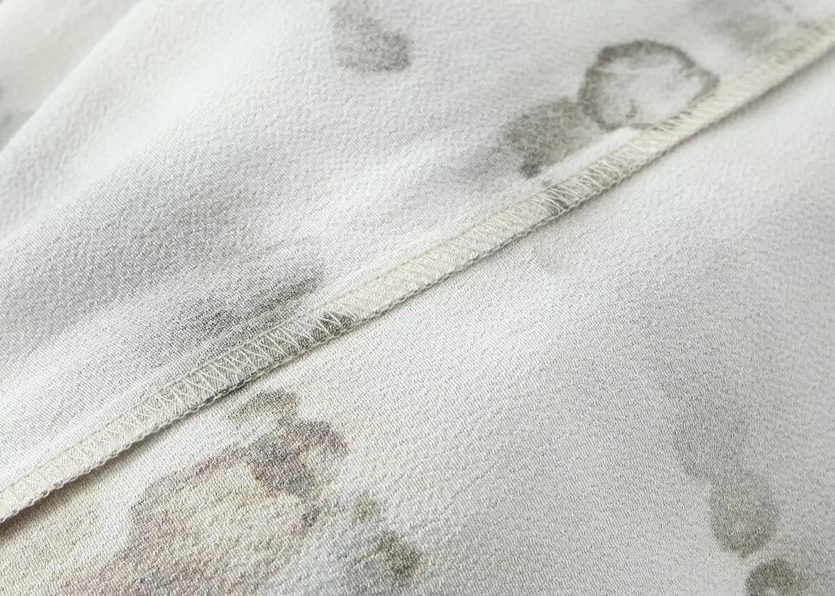 Women's clothing 2025 new fashion casual suits women's clothing European and American style tie-dye printed shirt straight pants