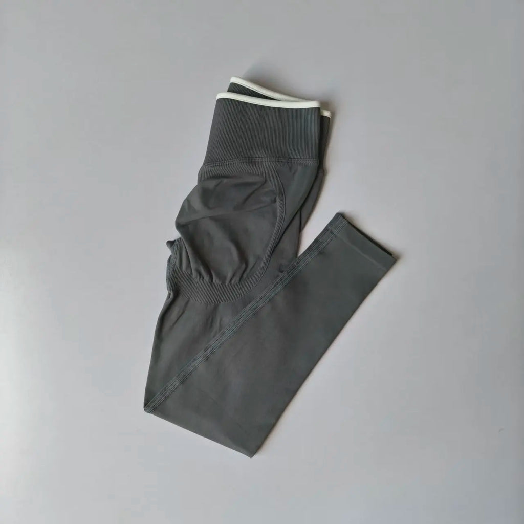 Seamless High Waist Yoga Pants Women Tummy Control Leggings Stretchy Soft Workout Running Leggings Comfortable Gym Sports Tights