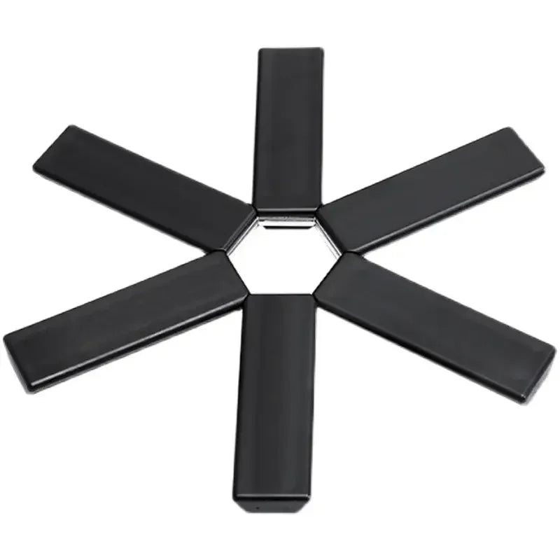 Pot Mat Dish Placemat Coaster Folding Heat Insulation High Temperature Pots And Pans Kitchen Gadgets