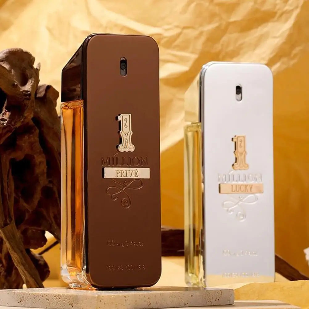 Golden Millionaire Luxury Perfume For Men Long-Lasting Woody Leather Fragrance Aromatic & Charming Masculine Scent Eau De Parfum