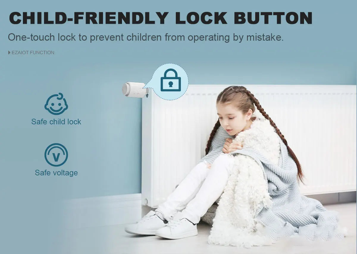 Smart WiFi/ZigBee TRV Thermostat Tuya Radiator Thermostatic Valve Programmable Controller Actuator Alexa Google Voice Control