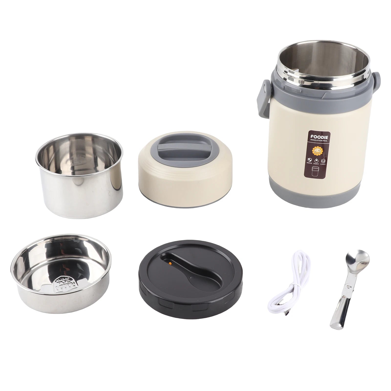Thermal Cooker Pot Thermal Cooker Pot Stainless Steel Mini Portable Constant Temperature Heat Preservation Lifting Pot