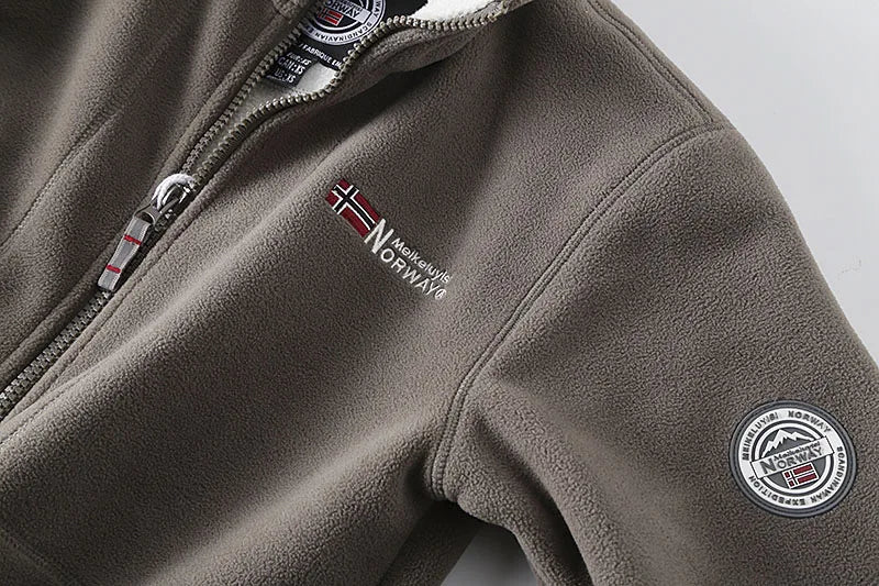 FGKKS 2023 Brand Casual Jacket For Men Thickened Wool Jacket High Quality Design Warm Fashion Jacket Male