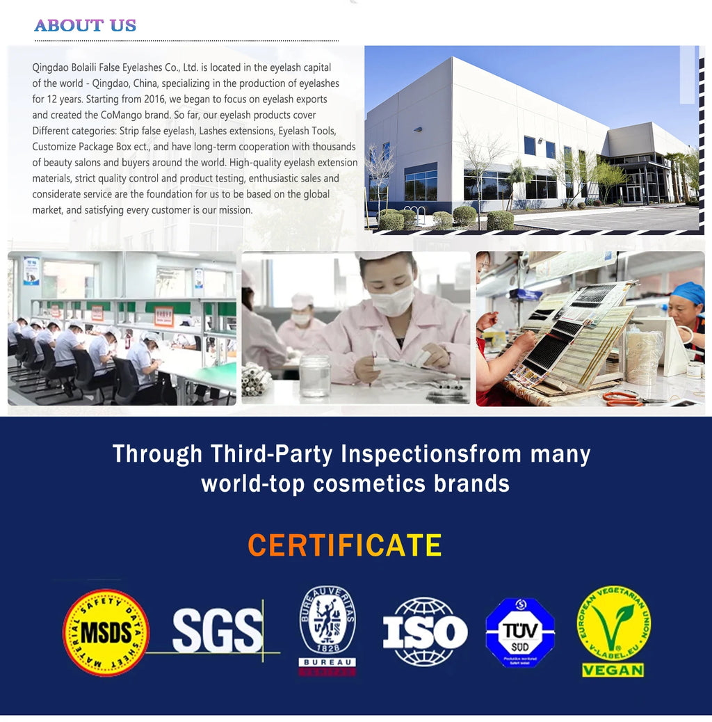 CoMango Wispy Pointy Base Premade Russian Volume Fans 3D 6D 10D 12D 14D 16D Lashes Extension 300 Fans False Mink Eyelashes