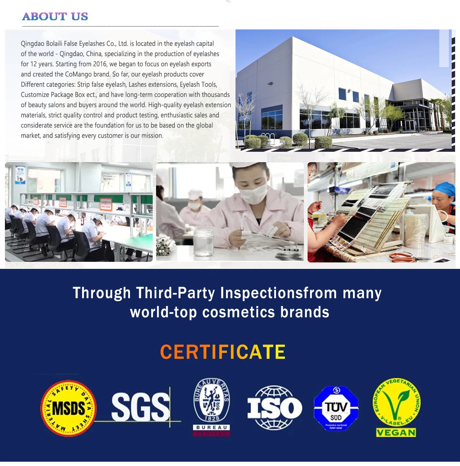 CoMango Wispy Pointy Base Premade Russian Volume Fans 3D 6D 10D 12D 14D 16D Lashes Extension 300 Fans False Mink Eyelashes