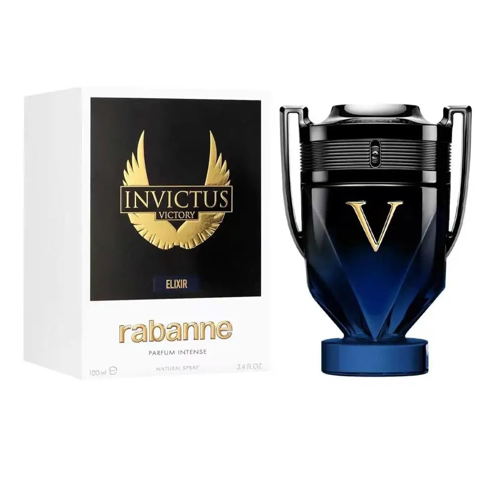 Paco Rabanne Perfume Invictus Eau De Toilette Spray Invictus Victory Elixir 3.4 Oz Parfum Intense Cologne EDP Body Spray