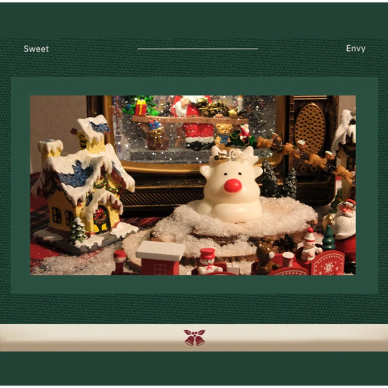 Christmas Scented Candles Three-piece Gift Box Gloves Elk Gingerbread Man Aromatherapy Girl Friends Creative Warm Christmas Gift