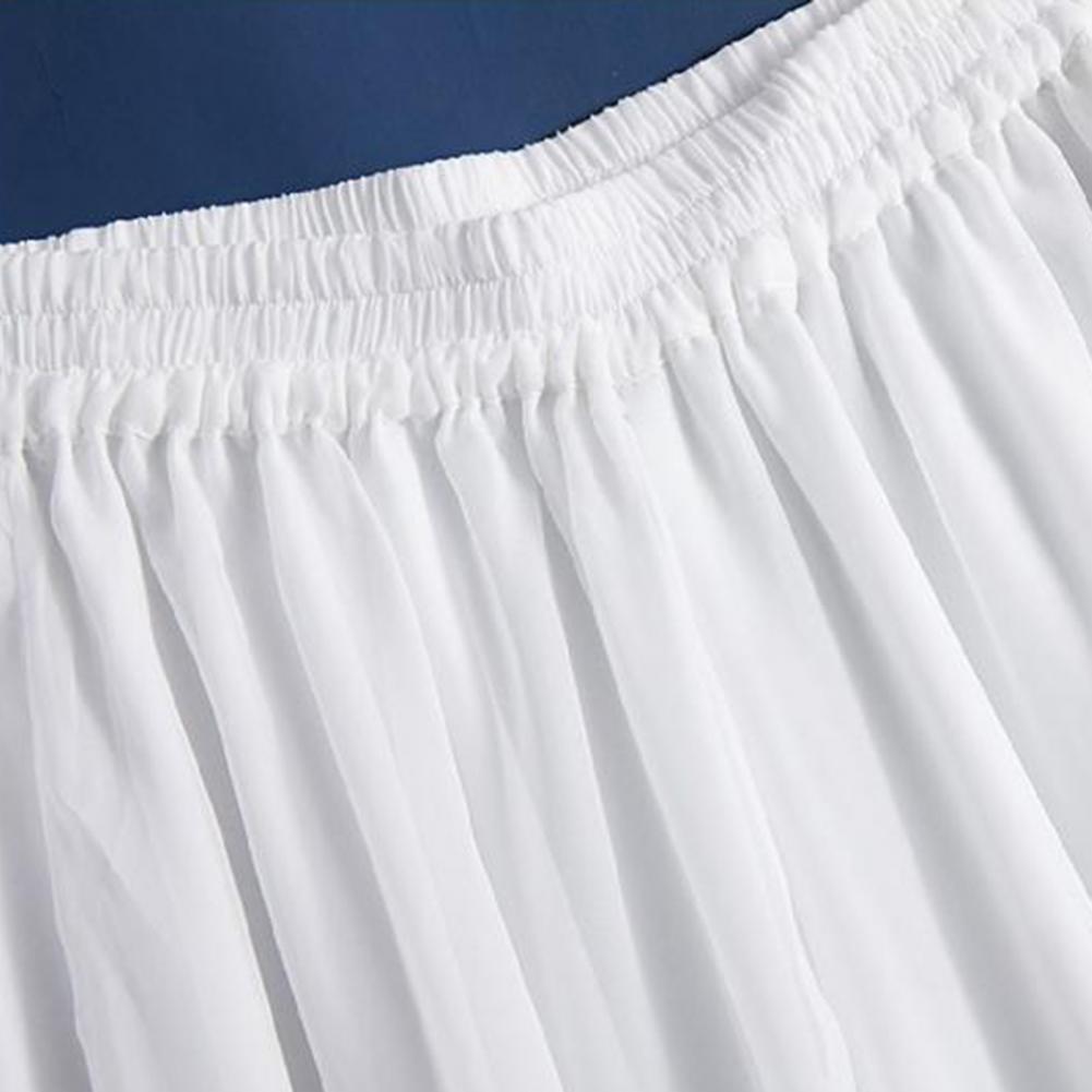 Women Chinese Classical Dance Clothing Female Elegant Trousers Practiice Clothes Modern Elastic Waist Ethnic Pants White Black