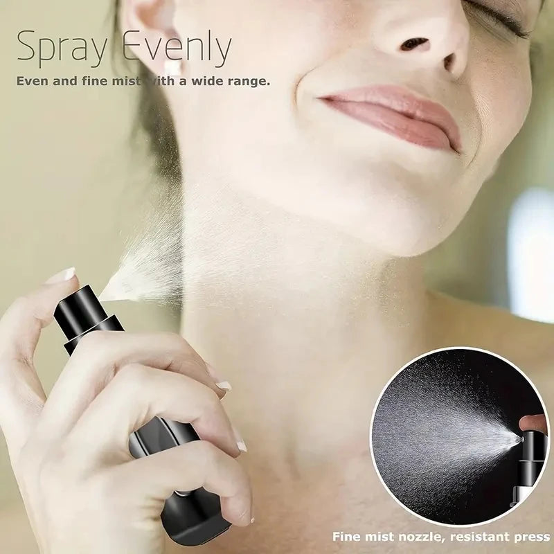 Portable Mini Travel High-end Perfume Bottle Base Refill Bottle Straight Charging Small Sample Perfume Aluminum Material