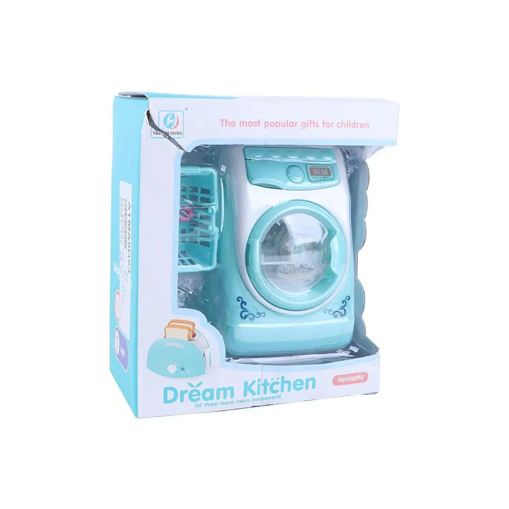 Model Small Household Appliances Simulation Washing Machine Toys Mini Furniture Mini Electric Washing Machine Filling Water Toy