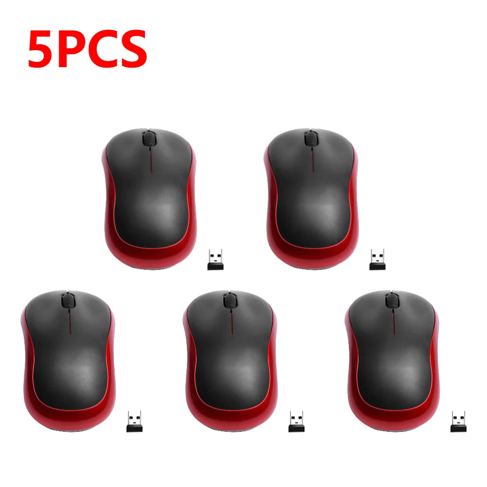 5/10pcs M185 2.4 GHz Wireless Mouse 1000DPI 3 Buttons Optical Mice Silent Gaming Optical Navigation Mice