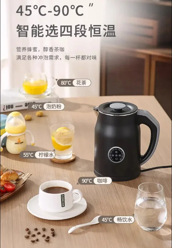 110V/220V Electric Kettle Smart Home Appliance for USA Japan Canada with Keep Warm Function AB