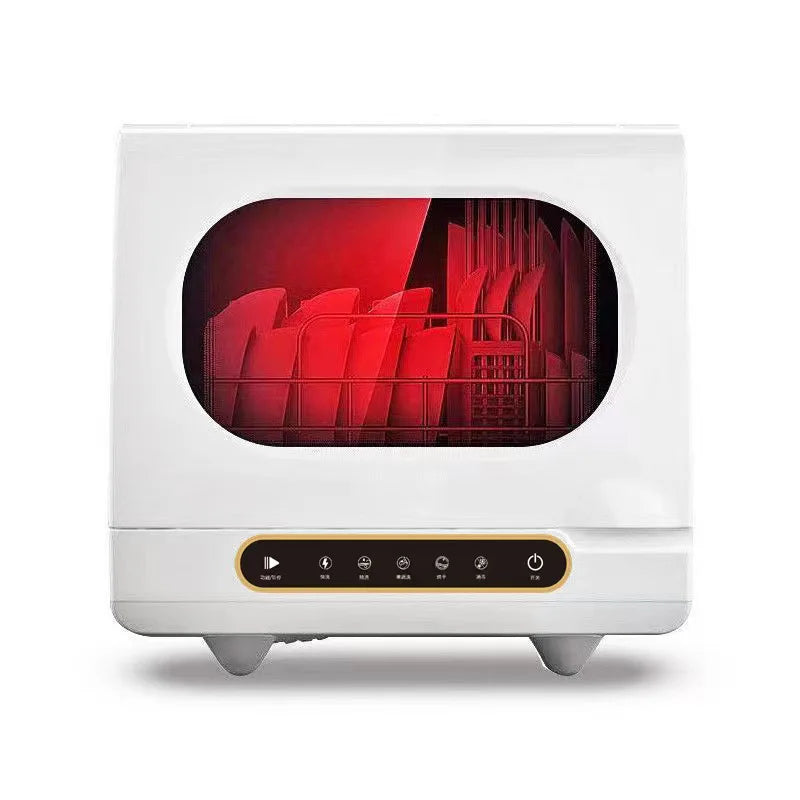 Household Automatic Dishwasher Installation Free Small Desktop Drying Integrated Anti-virus Sterilizing Intelligent Dish Washer