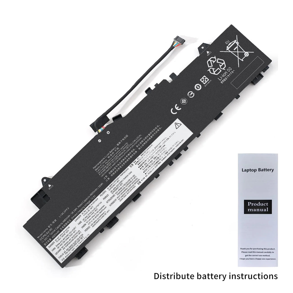 Laptop Battery L19M3PF3 L19C3PF3 For Lenovo IdeaPad 5-14ALC05 5-14ITL05 5-14ARE05 5B10W86936 11.1V 44.5WH 4060mAh