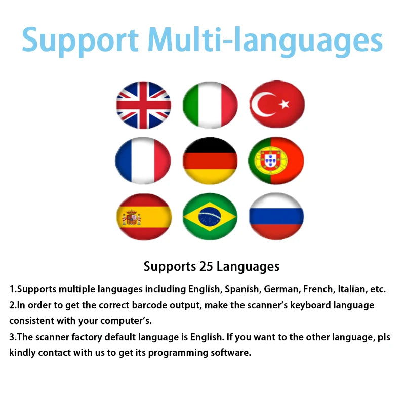 Mini Bluetooth Portable 1D 2D Barcode Scanner with Display Can Store data Easy to Operate connect  Mobile Phone or Laptop