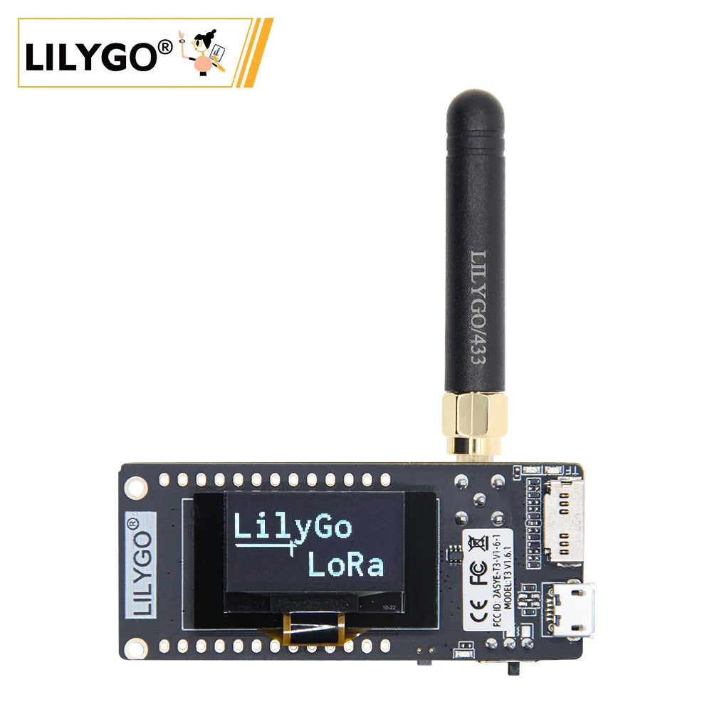 LILYGO® TTGO LoRa32 V2.1_1.6 Version 433/868/915Mhz ESP32 LoRa OLED 0.96 Inch SD Card Bluetooth WIFI Wireless Module ESP-32  SMA
