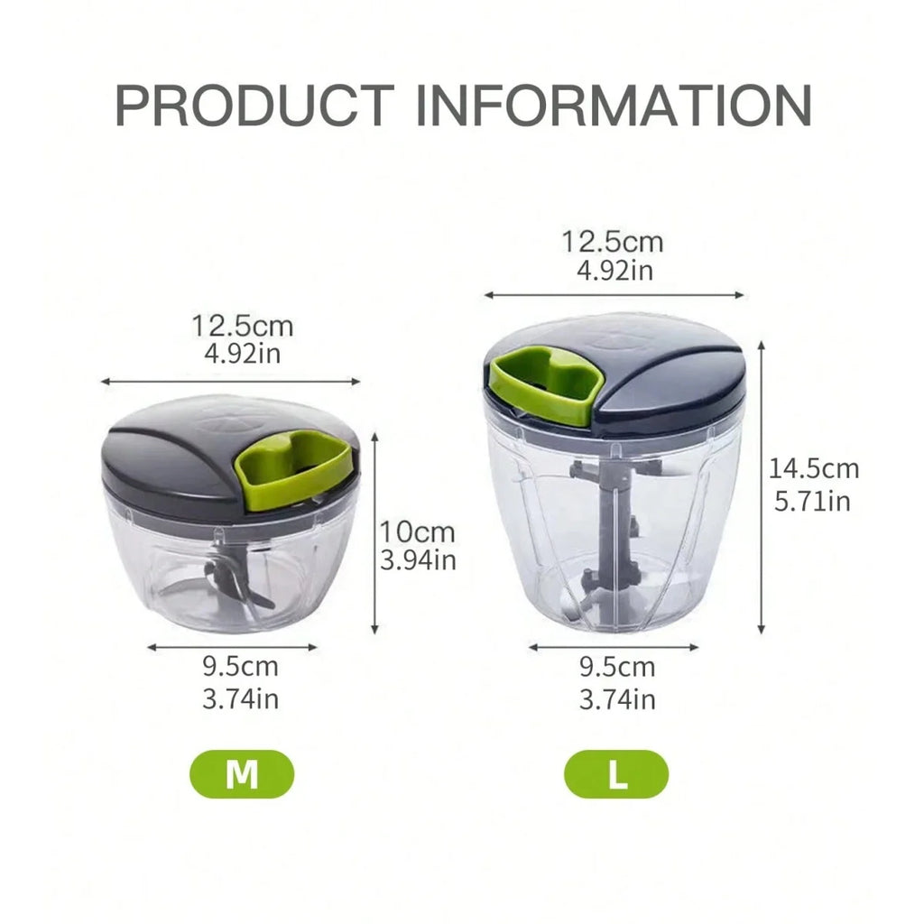 Multi Meat Mincer Garlic Chopper Onion Cutter Rotate Home Kitchen Garlic Hand Pull Blender Vegetable Crusher Cooking Tools