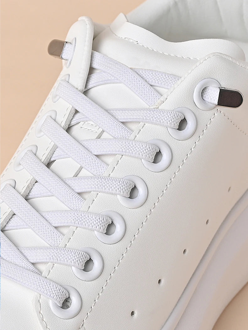 No Tie Shoelaces Elastic Outdoor Leisure Sneakers Quick Safety Flat Shoelace Kids And Adult Unisex Lazy laces