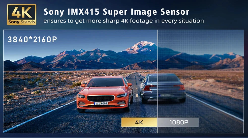 11.26" 4K 2160P Car Dvr Carplay Android Auto Dash Cam GPS WIFI BT FM Stream Rear View Mirror Dashcam Dvrs Camera Drive Recorder