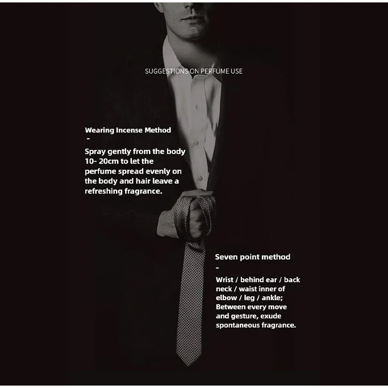 Brand New Men's Perfume Arab Neutral Lasting Fresh Gentleman Charming Romantic Pheromone Fragrance Wood Cologne Perfume 100ml