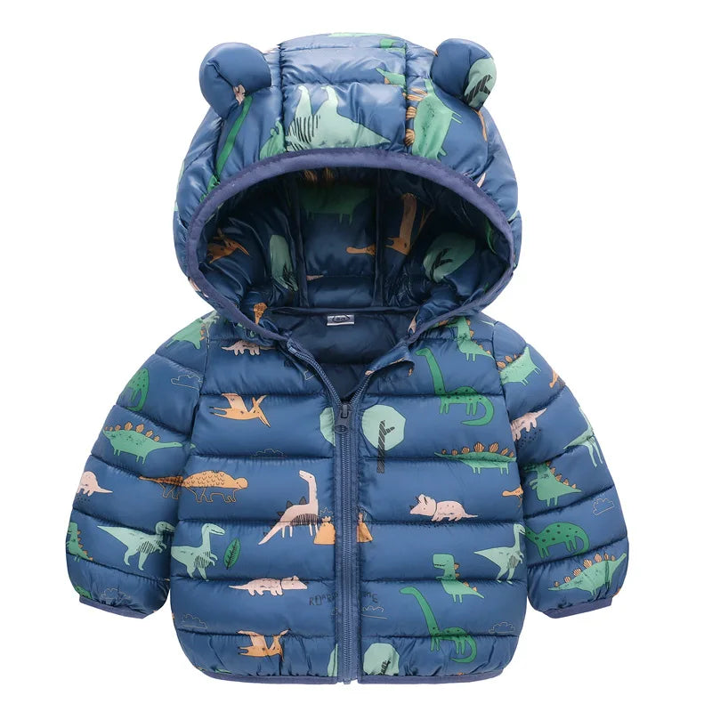 Boys Girls Cotton-Padded Clothes Children's Clothes Winter Clothes Baby Coats 2025 Thickened Jackets Children's Clothing