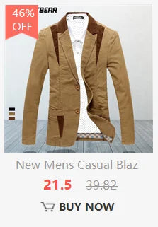 Classic Men's Blazers 5XL Autumn Spring Korean Style Slim Suit Jacket Men Blazer Masculino Clothing Vetement Homme A3F1415