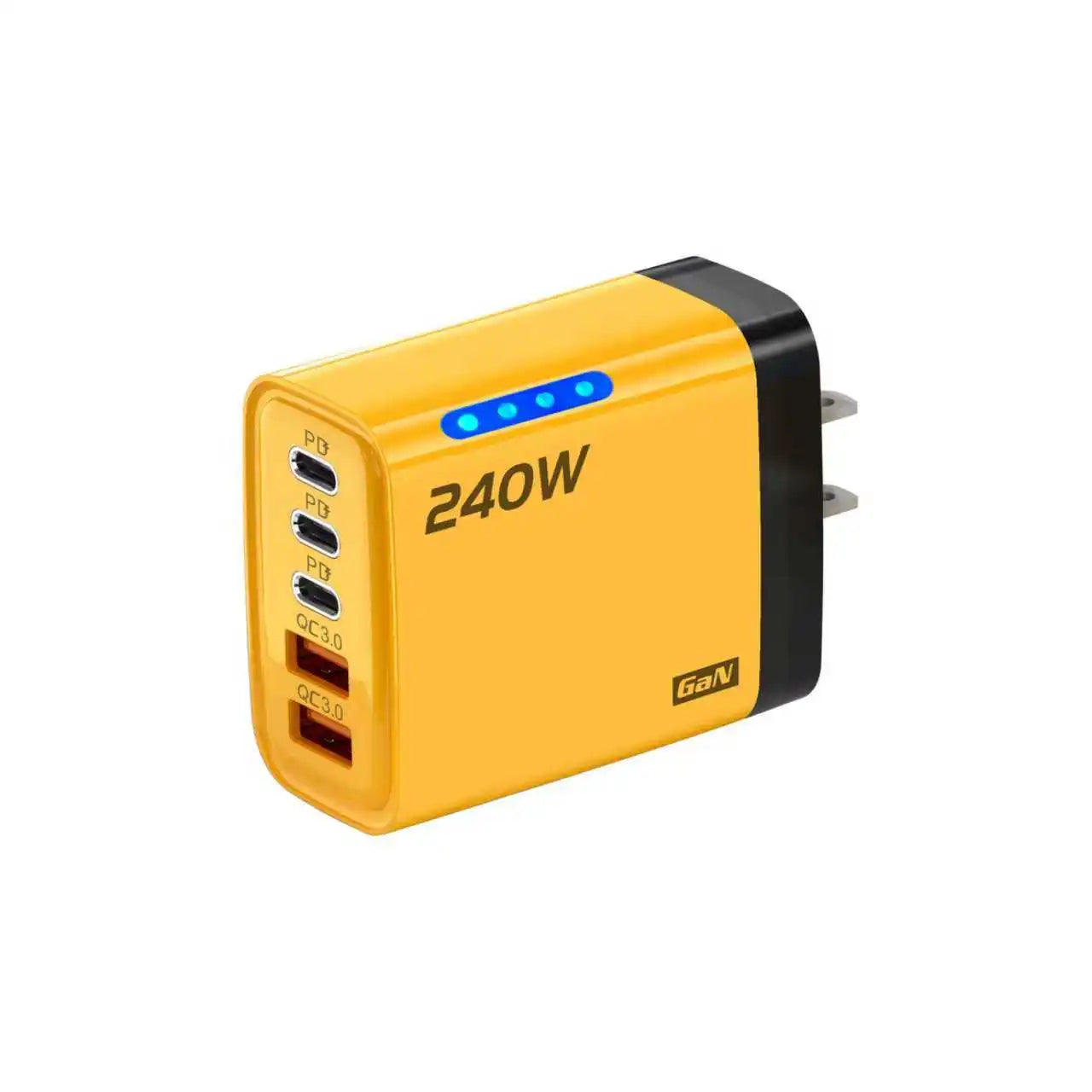 Xiaomi 5 in 1 GaN Desktop Charger 240W Fast Charging Adapter 10A USB To TypeC Cable 3PD 2 USB Charger For IPhone 17 16 15 Pro