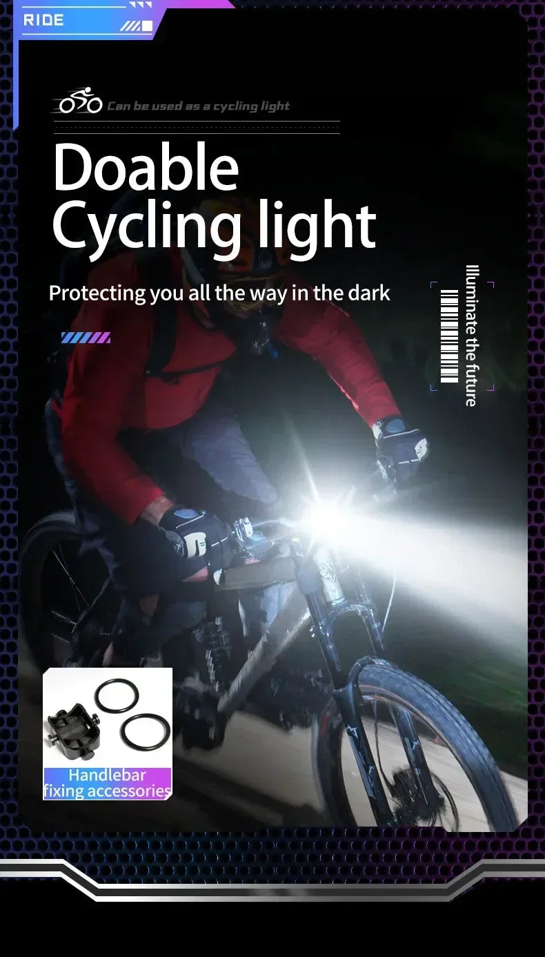 Mini LED Keychain Light Portable Magnetic EDC Flashlight Outdoor Camping Fishing Emergency Work Hat Clip Lamp With FingertipGyro