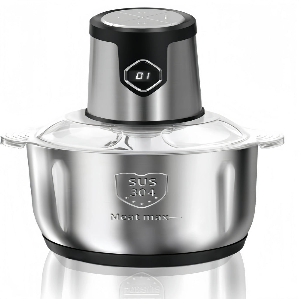 Multifunctional meat grinder 5L 500W stainless steel, kitchen machine, Shredder, 4-step, minced meat/vegetables/Dough