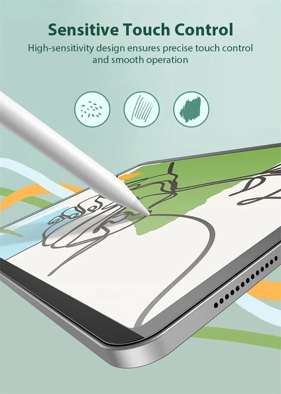 Magnetic Paper Film For Ipad Air 11 M3 M2 5 4 3 2 A16 10 9 10th 9th Generation Pro 13 M4 11th 12.9 Mini 6 7 A17 Screen Protector