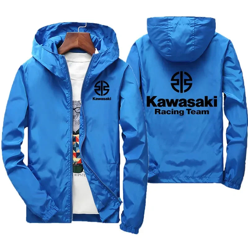 Kawasaki Logo Motorcycle Racing Team Men Jacket Coat Spring Autumn Women Jackets Clothes 2025 New Fashion Couple Clothing Coats