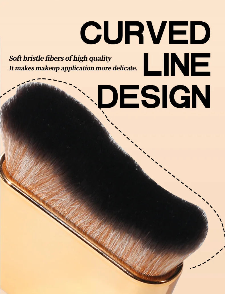 Makeup Brush for Contouring Tanning Liquid Foundation Cream Blush Soft Bristle Multi-purpose Makeup Tool for Days