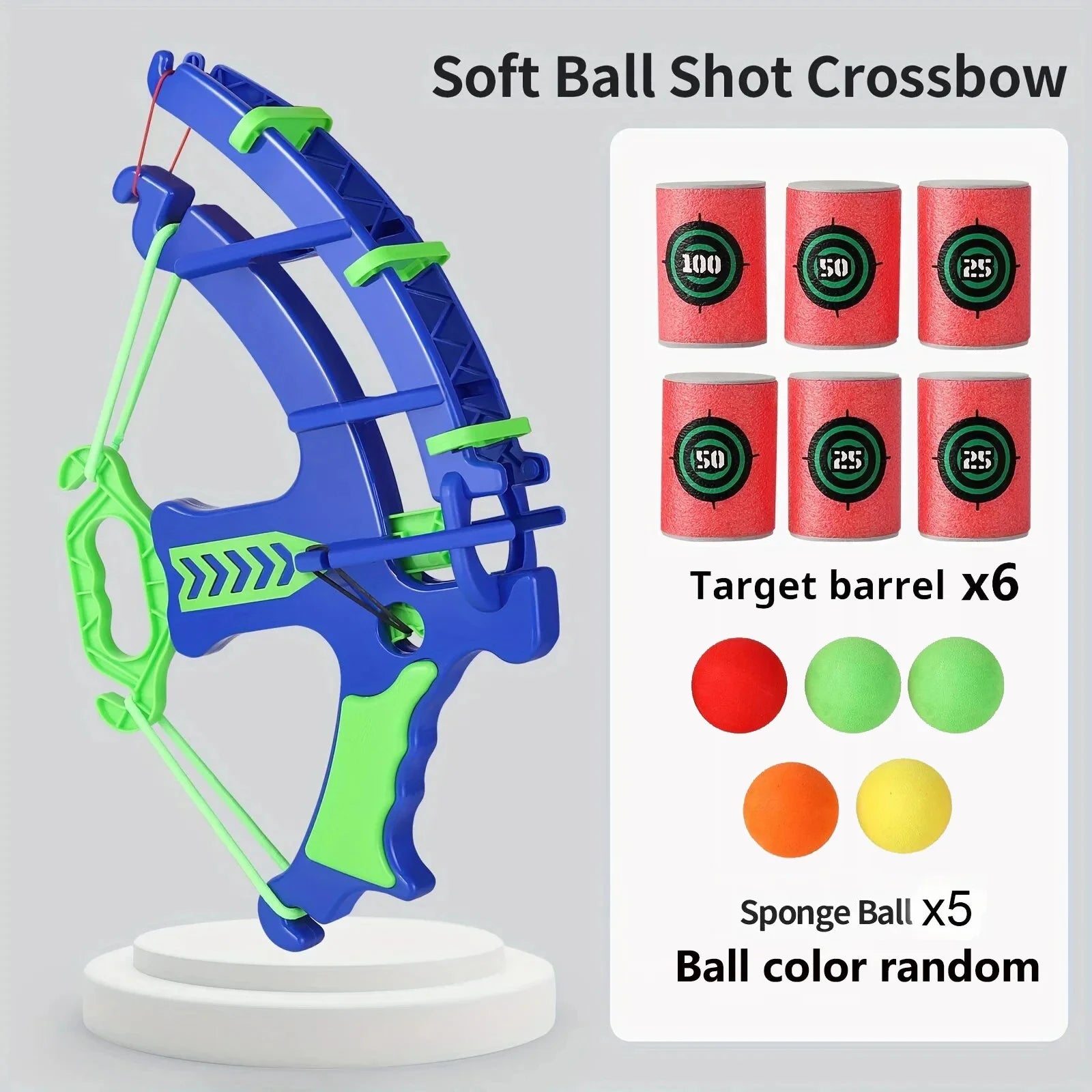 Soft Bullet Target Practice Toy for Children, Educational Shooting Practice Toys with Soft Bullets