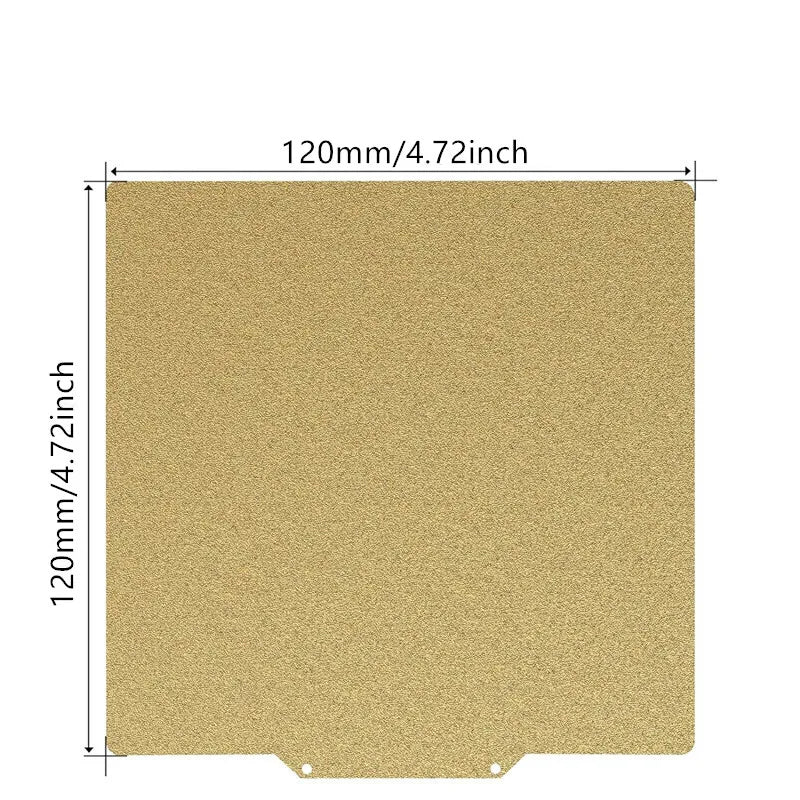 ENERGETIC PEI Sheet 120x120mm Double Sided PEI PEA PEO PET PEY Magnetic Build Plate Spring Steel Sheet for Voron V0 3D Printer