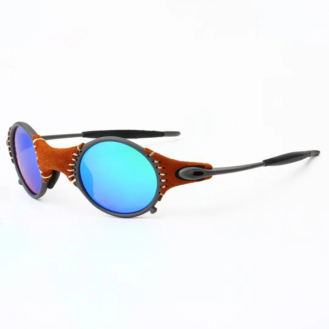 MTB Man Polarized Sunglasses Cycling Glasses UV400 Fishing Sunglasses Metal Bicycle Goggles Cycling Eyewear Riding Glasses E5-3