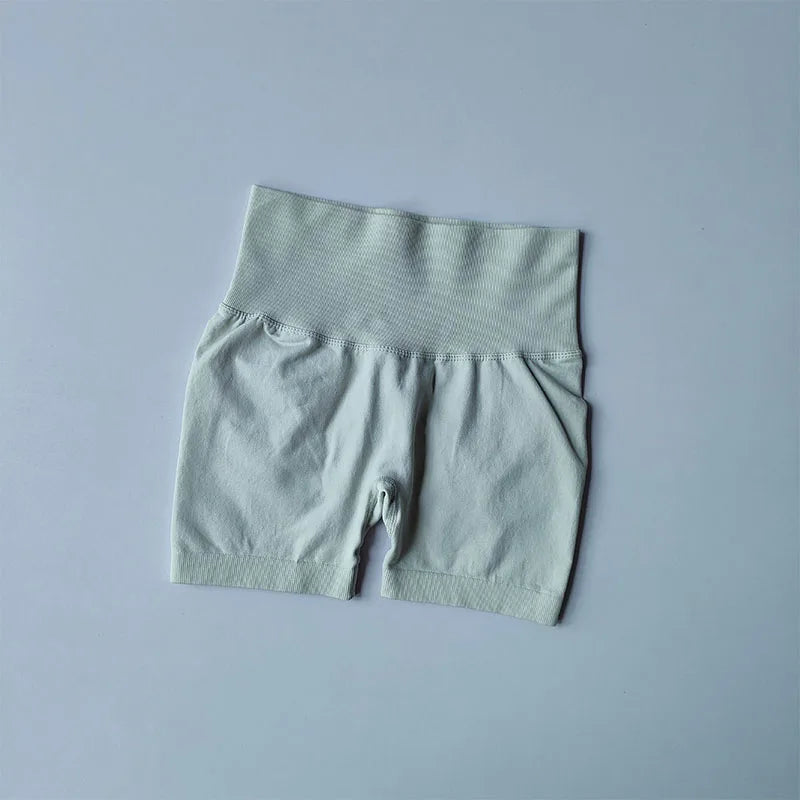 Peach Hip Lifting Sports Shorts Women High Waist and Waist Tightening Slimming Running Hip Speed Drying Three Point Tight Pants