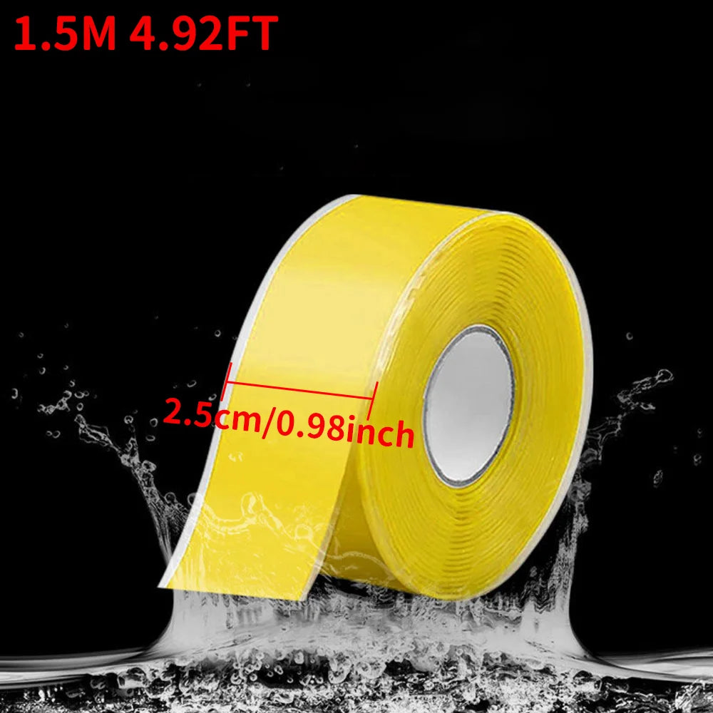 Insulating pipe tape with super waterproof, leak-stopping, sealing and repair performance is suitable for silicone kitchens