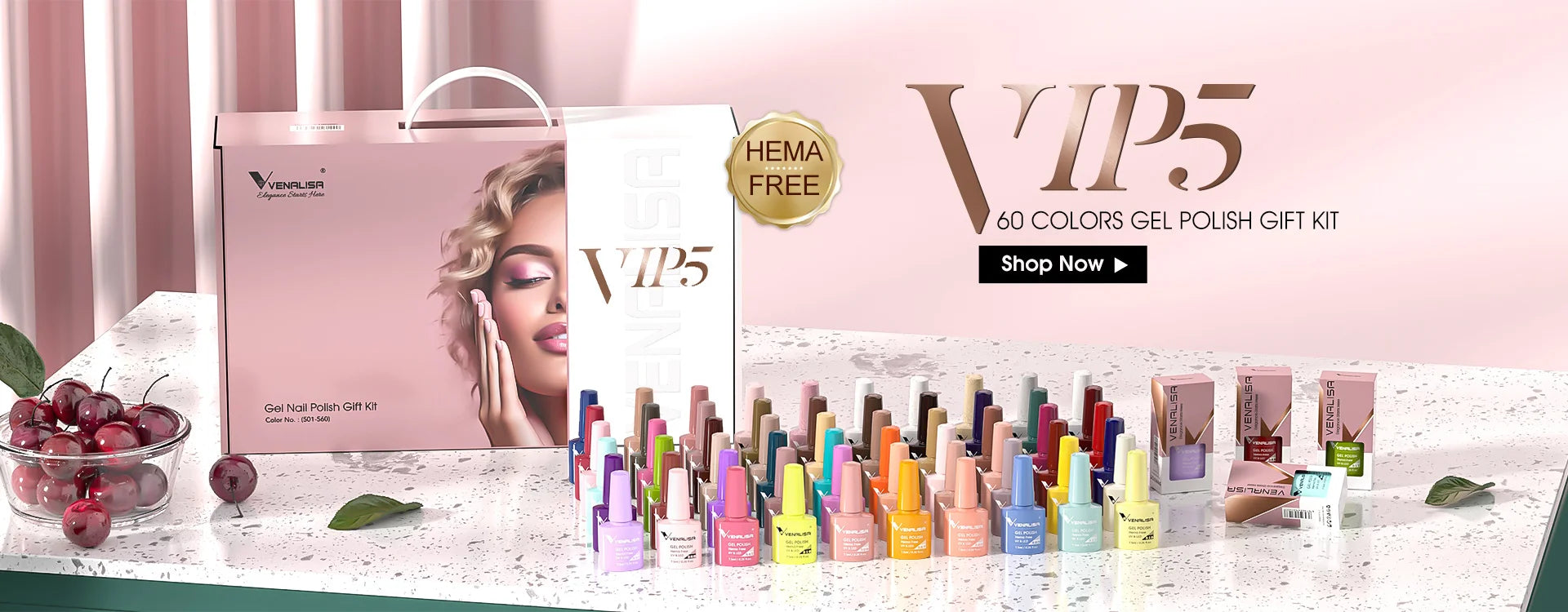 Venalisa Long Wear Top Coat Tempered Top Coat Peel Off Base Coat Color Nail Gel Polish Beautiful Semi Permanent Nail Gel Enamel