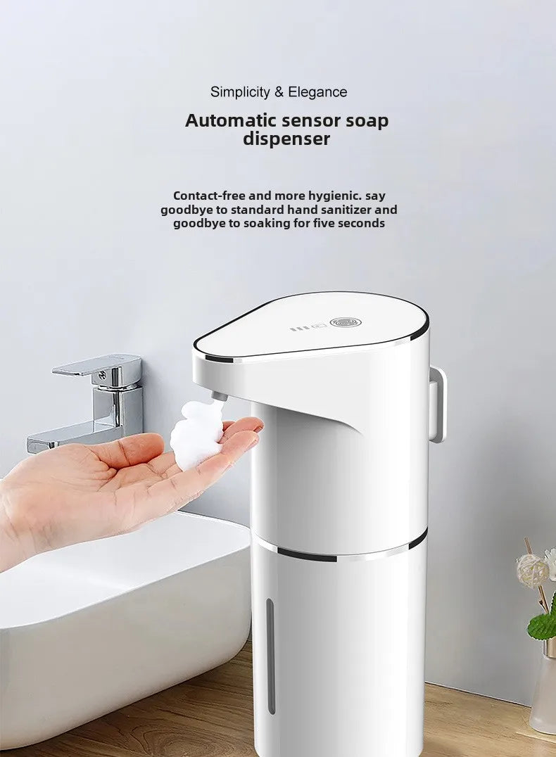 Household energy sensing multi gear contactless wall mounted vertical hand sanitizer rechargeable soap dispenser foam machine