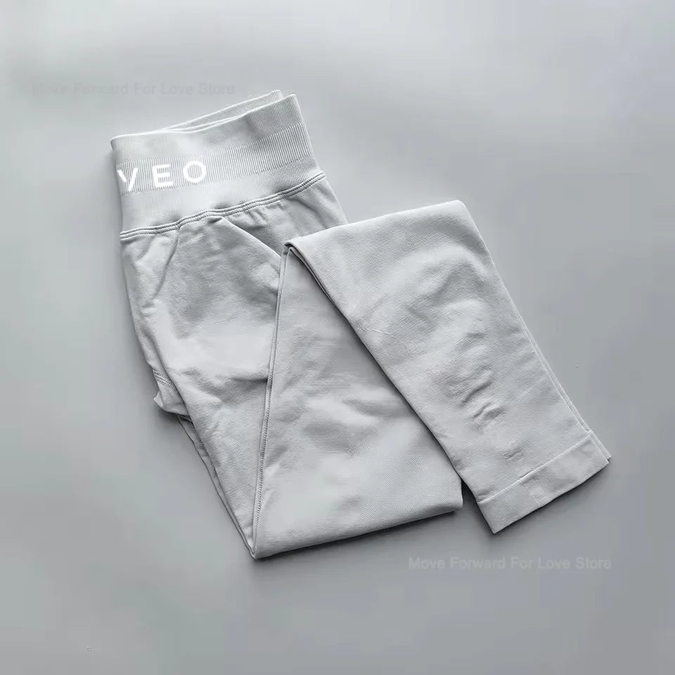 TEVEO New S Impact Leggings Women Seamless Sports Yoga Pants Low Ribbed Band Gym clothes Fitness Workout wear Scrunch Bum Tights