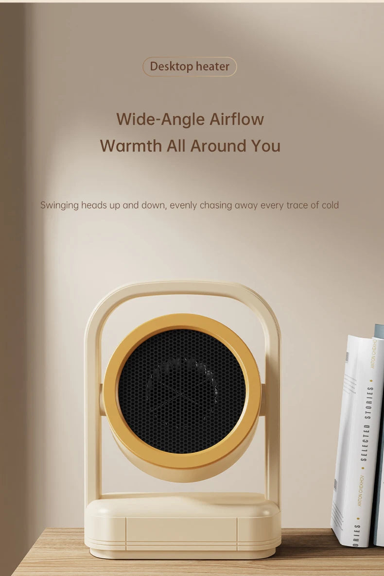 Desktop Heater Electric Heater Hot Air Blower Portable Heater Mini Energy Saving for Office Room Dormitory Home Appliance Warmer