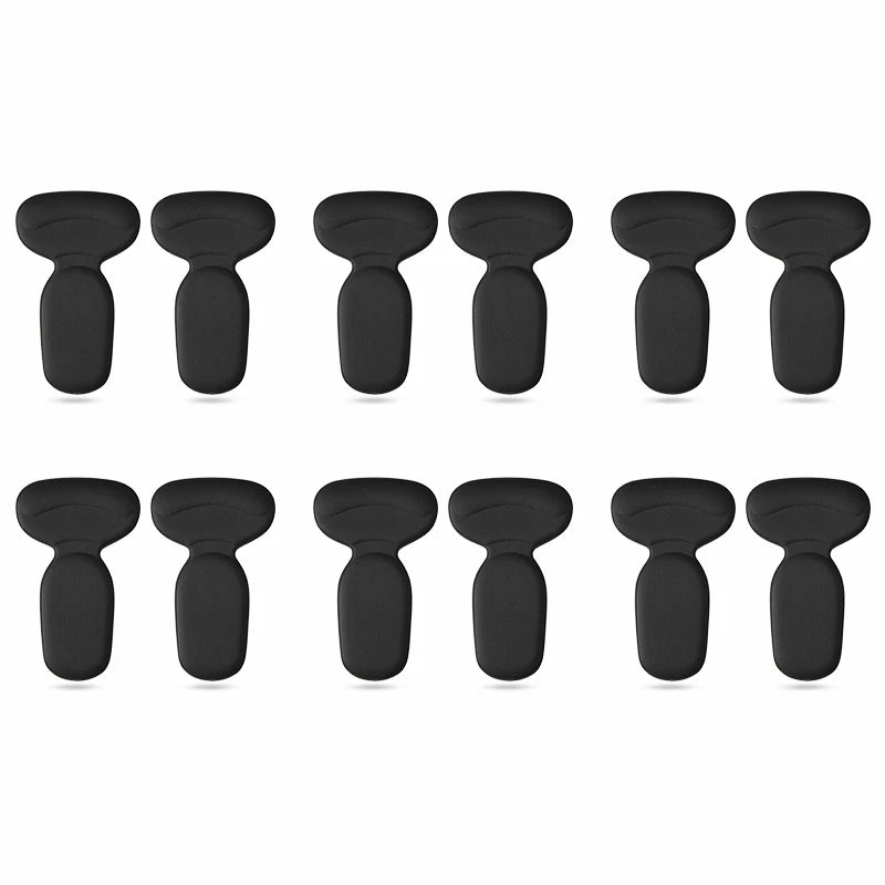 3/6Pairs Heel Pad With Insoles Attached To The Heel, Memory Foam Insoles High Heels, Anti-Wear Shoe Heel Pads