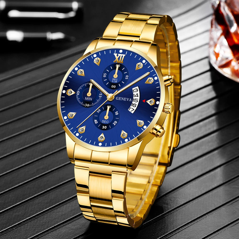 Couple alloy quartz watch men and women casual and fashionable watch clocks