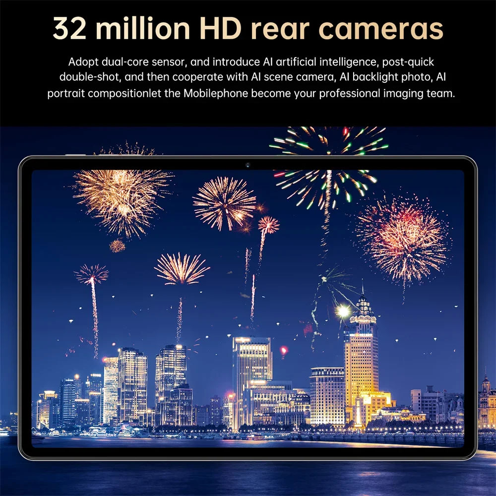 Global Edition New Original Pad 7s pro Tablets 10.1"  Android 15 Tablet PC 22GB+2TB 10000mAh 5G Dual SIM WiFi Kids Tablet Tab