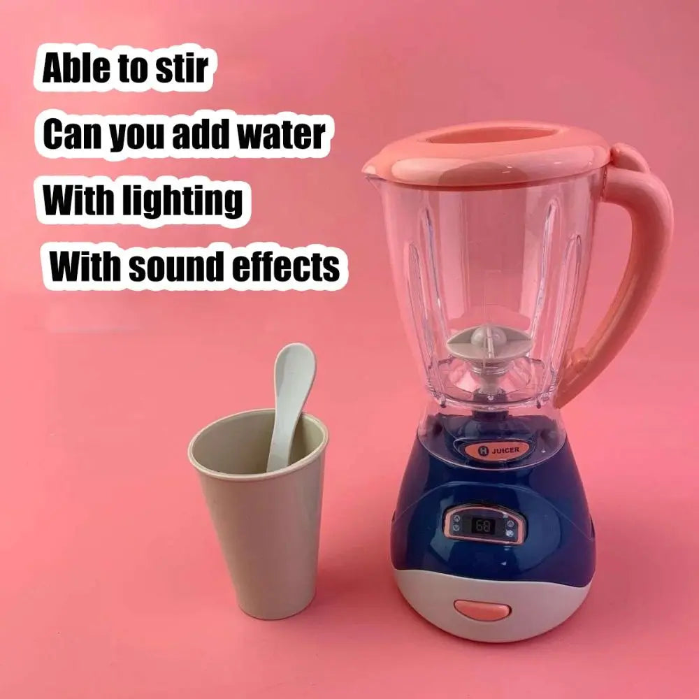 Simulation Juicer Simulation Kitchen Home Appliances Set Coffee Machine Washing Machine Play House Toy Electric Small Appliance