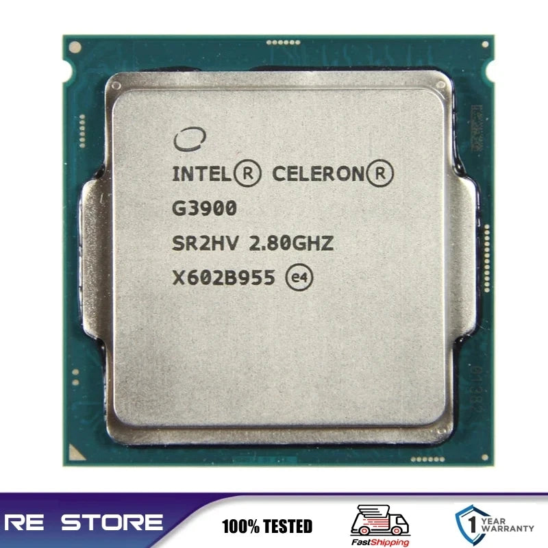 Intel Celeron G3900 2.8GHz 2-Core LGA 1151 cpu processor
