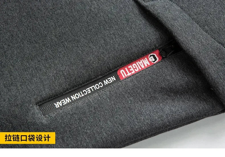 Men's Winter Warm Hoodies Sweatshirts Thickened Lamb Fleece Lining Hooded Jackets Windproof Zip Casual Hooded Sportwear for Men