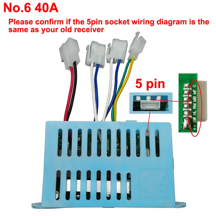 Children's electric car bluetooth remote control receiver with smooth start function,12V rc transmitter all kinds controller